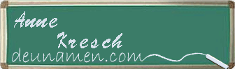 Anne Kresch Visitenkarte